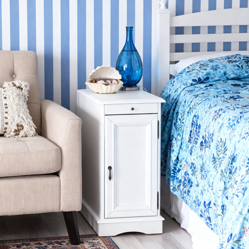 Table d'appoint multifonctionnelle avec station de charge intégrée, rangement caché, sous-verres coulissants et conception rabattable pour le salon, la chambre à coucher ou le bureau