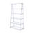 Airlene Ladder Bookcase in Black High Gloss and Chrome-22278897