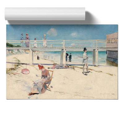 A Holiday at Mentone by Charles Conder - Frameless Print