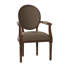 Helena Upholstered King Louis Back Arm Chair-692725058-692727186