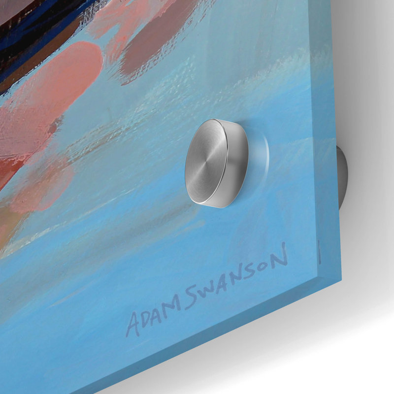  «Voyage» par Adam Swanson, art mural en verre acrylique, 24 po x 24 po, H 24 po x l 24 po