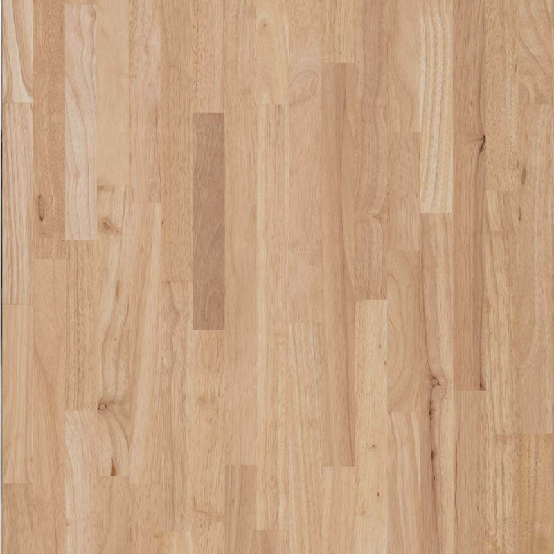 Comptoir en bois d'hévéa brut Ebern Designs 4 pi / 50 po