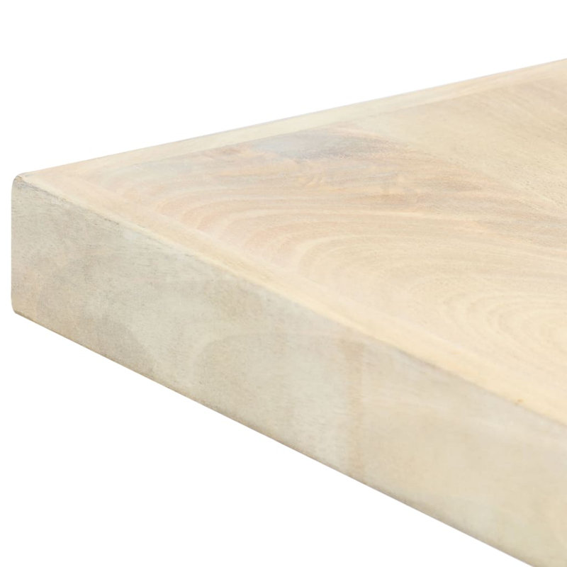 Table de salle à manger, Blanc, H 29,5 po x L 62,99 po x l 31,5 po