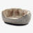 Plush Bolster Pet Bed with Supportive Cushioned Walls