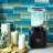 Premium Hand Painted 3" x 6" Straight Edge Glass Mosaic Subway Tile-38892947