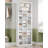 13 Tiers Shoe Storage Cabinet, Tall Shoe Cabinet with Cubby, Wooden Shoes Organizer for Closet, 39 Pairs, Shoes Cubby Organizer for Entryway, Hallway, Bedroom, White-1440395526-1440395524