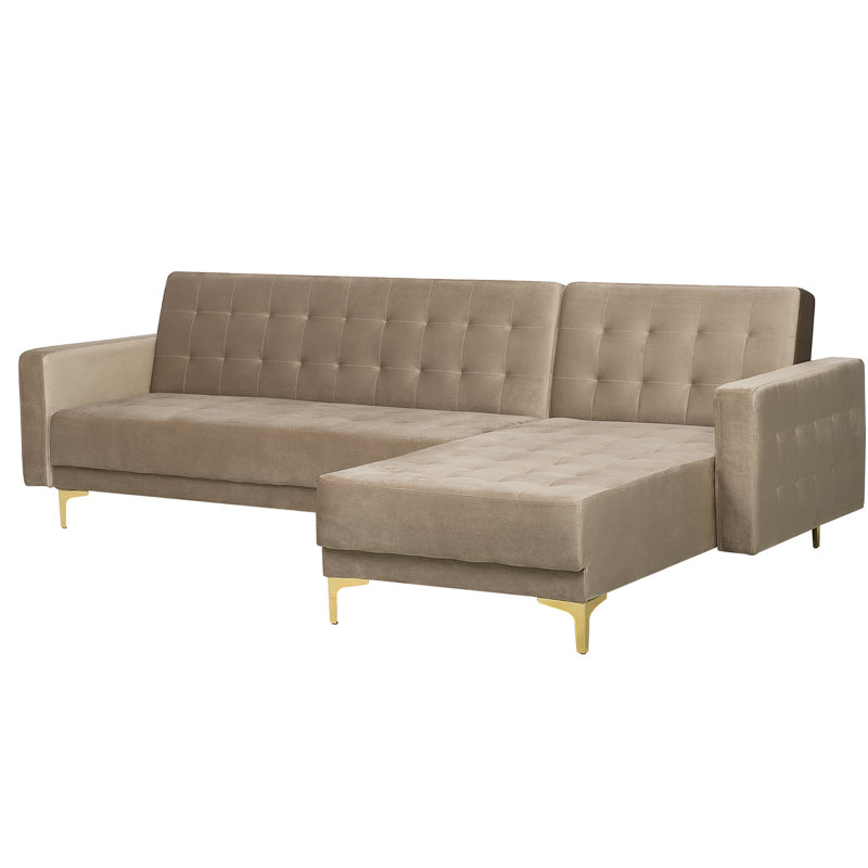 Prentice 4 Seater Sofa Bed, Right Hand Facing, Beige