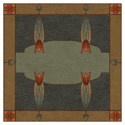 Monterey Handmade Wool Floral Area Rug