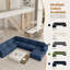Modular Oversized 404cm 6-seater L-shaped Boneless Corduroy Sofa, No Assembly Required-1478361961-1478361962