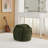 Chenille Fabric Modern Knot Design Ottoman-308907216