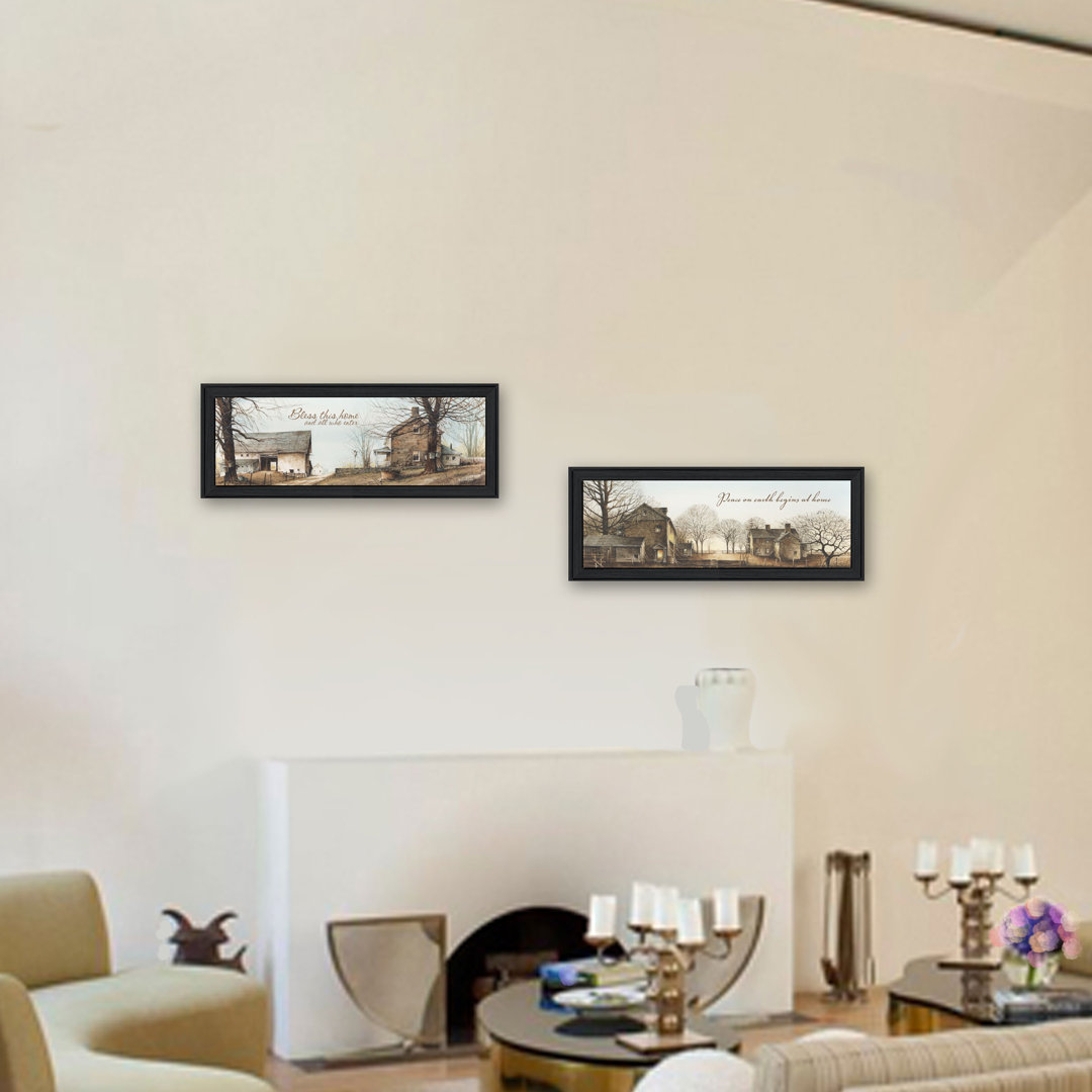 Farms 2-Piece Framed Wall Art for Living Room, Home Wall Décor for Bedroom by John Rossini Trendy Decor 4U