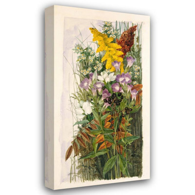 «Wildflowers» par Ellen Robbins - Art mural sur toile tendue avec châssis