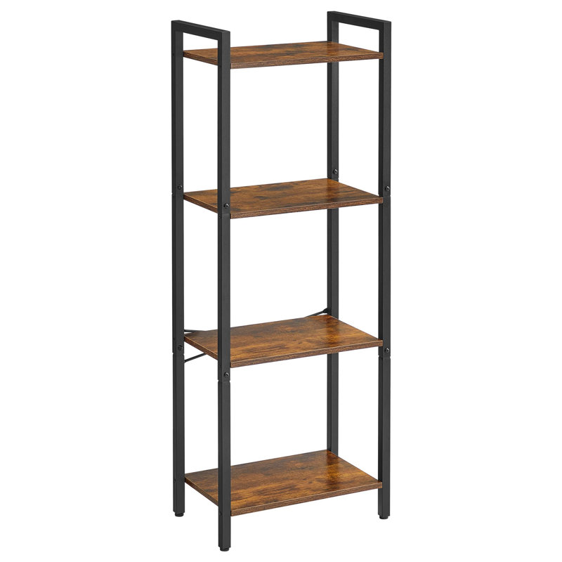 Tordis 107cm H x 40cm W Steel Ladder Bookcase