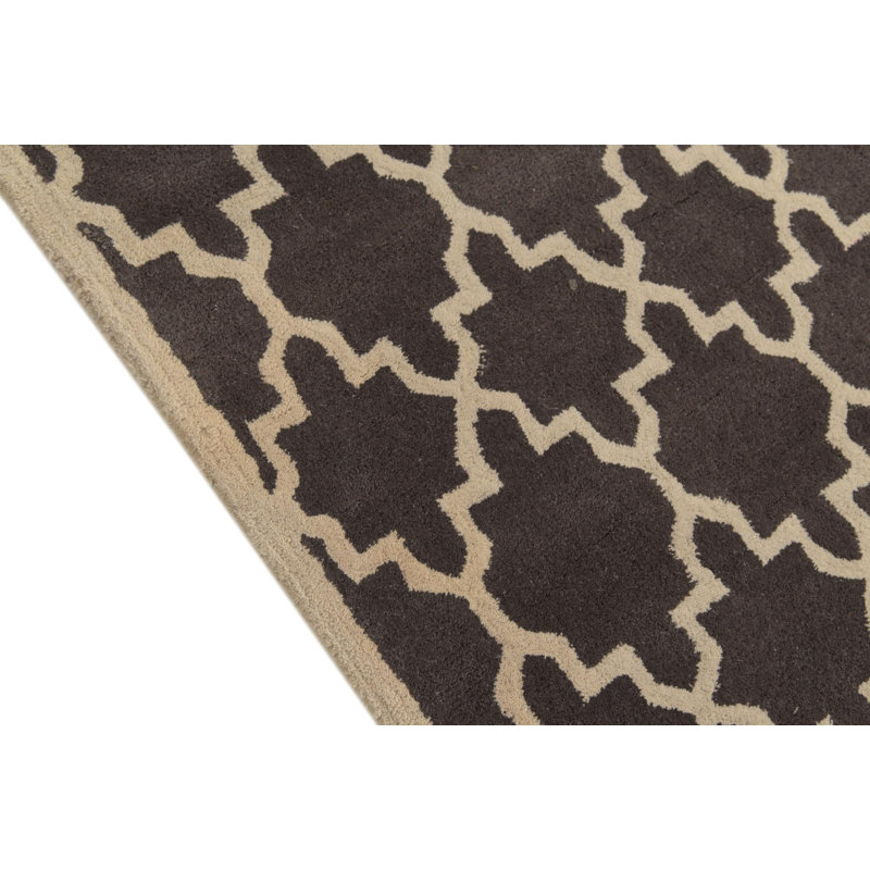 Tapis noir Otto