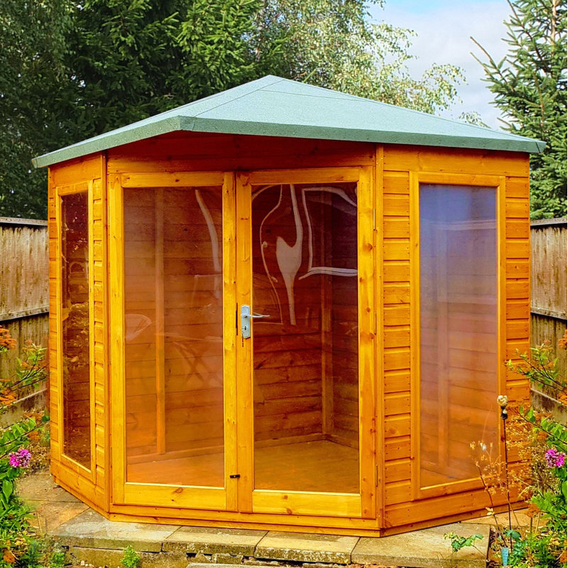 Naswith 8 x 8 Ft Shiplap Summer House, No