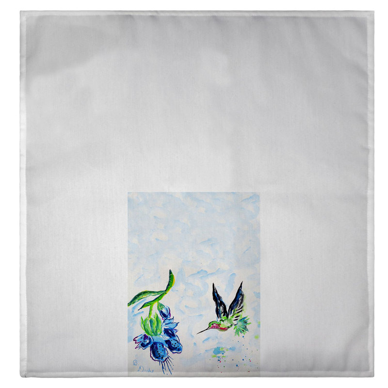 Serviette à main hovering hummingbird Azucena