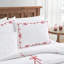 Ensemble d'édredon Peri Home Sasha Bows Holiday - rouge-113056049-113056050