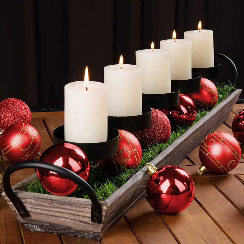 6cm Bauble, Red