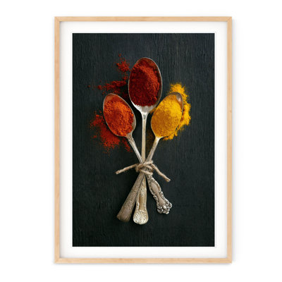 Spice Spoons - Picture Frame Photograph on Paper 