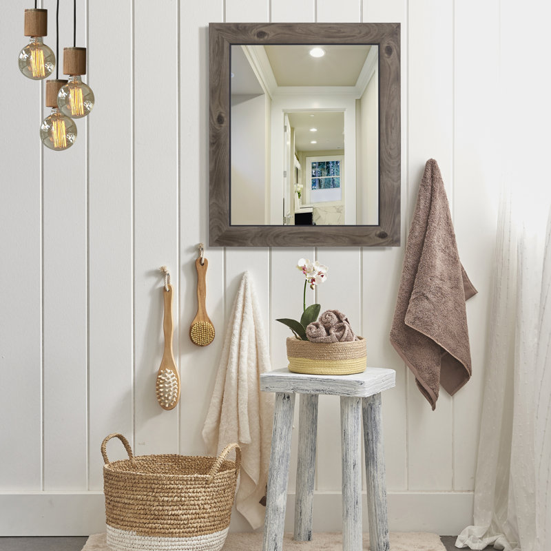 Romang Flat Mirror, 27" H x 23" W