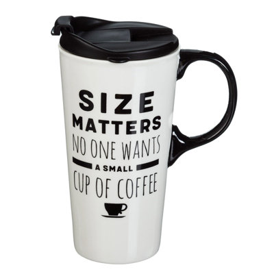 Cypress Home Earthenware Travel Mug