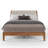 Juno Solid Wood Upholstered Headboard Bed Frame-1372511141