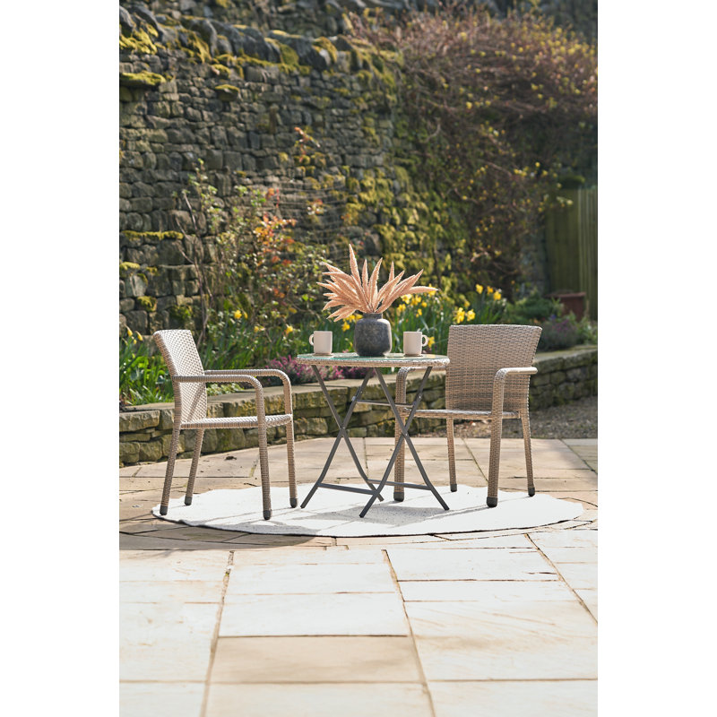 Gella 3 - Piece 2- Person 70 Cm L Outdoor Bistro set