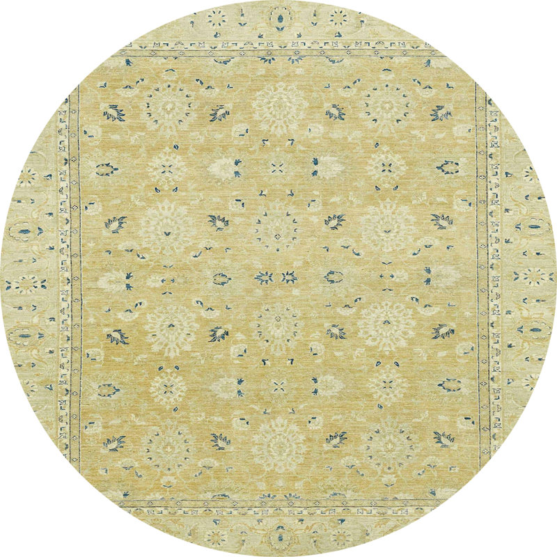 Abstract Indoor Rug, Round 3'
