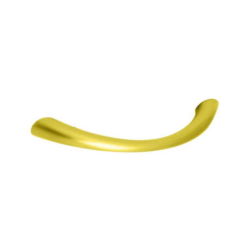 Poignée arquée effilée 2 1/2 po, 1 pack, Laiton poli