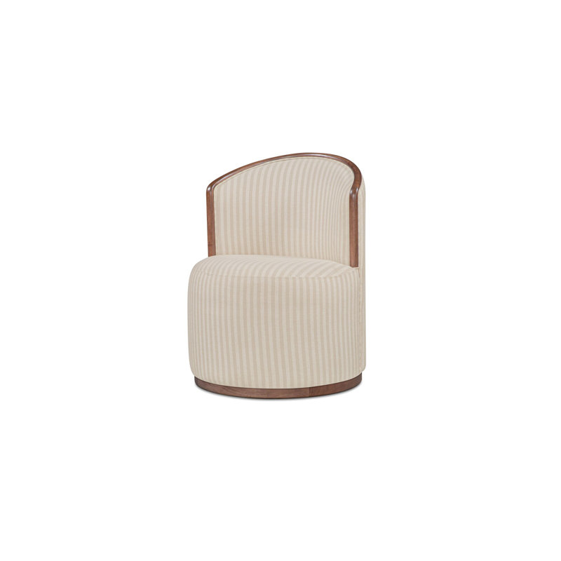 Rossi Swivel Dining Chair Cream, White; Gray