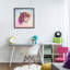 Abstrait licorne avec fleurs, estampe numérique de Sally Kaye Barlow / Makaio Design-747094467-747094469