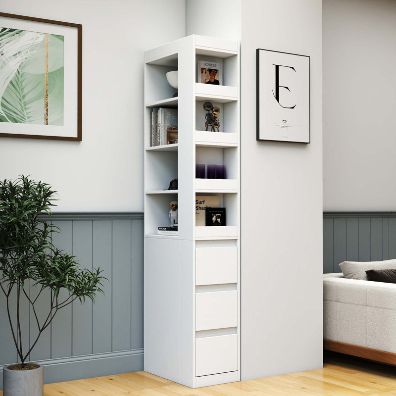Armoire de rangement H 70,87 ", Blanc