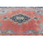 Tapis turc organique Oushak avec des touches de couleur rouge parfaites pour la décoration intérieure et mettant en valeur un design antique anatolien