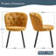  Mathena Soft Frabic Upholstered Dining Chair-730035198