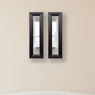 Ensemble de miroirs rustiques 2 pièces N Miami