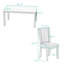 Ensemble de table de salle à manger 7 pièces avec 6 chaises rembourrées