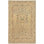Tabriz Wool Floral Area Rug in Beige