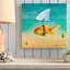 Art mural sur toile tendue - «Gold Fish» de Mark Ashkenazi pour décoration de salon, de chambre à coucher ou de bureau - 18 x 18-31354599