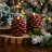 Pinecone Flameless Candle Set-307202397-307202398
