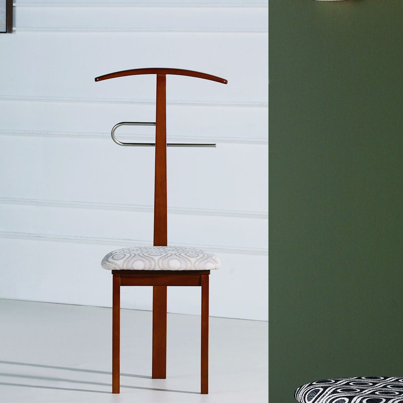 Erich Freestanding Valet Stand, Cherry