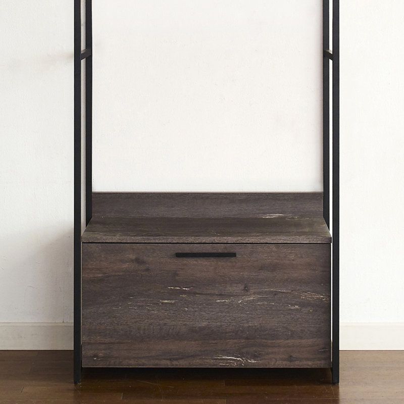 Walk-in en bois et métal