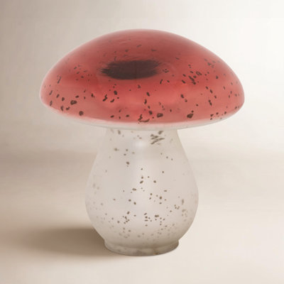 Verre brillant champignon forêt