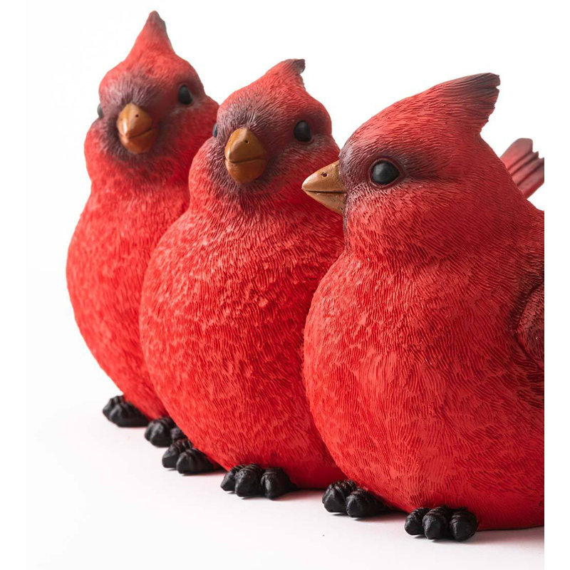 Trio de pots d'intérieur / extérieur Cardinal