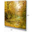 « chemin dans une belle forêt d’automne », reproduction sur toile tendue-29503568