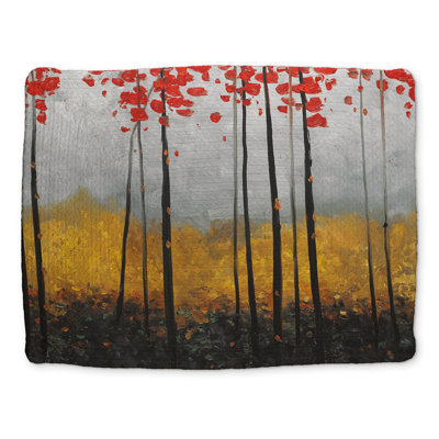 Napperon abstrait paysage gris | Home Decor Essential
