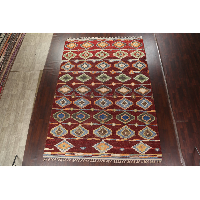 One-of-a-Kind Area Rug Red