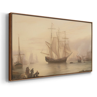 Série nautique-CLXI- Toile tendue avec châssis tendue - Prêt à accrocher