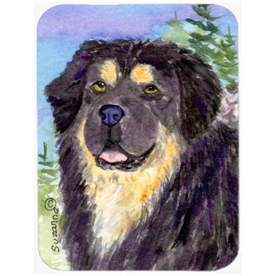 Winston Porter Yokley Tibetan Mastiff Glass Cutting Board