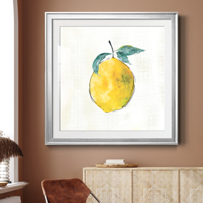 Happy Lemon - peinture encadrée