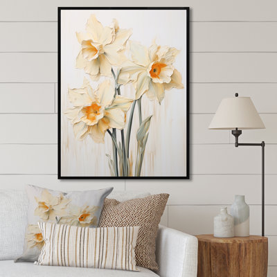 Minimalisme - jonquilles beige - jonquilles